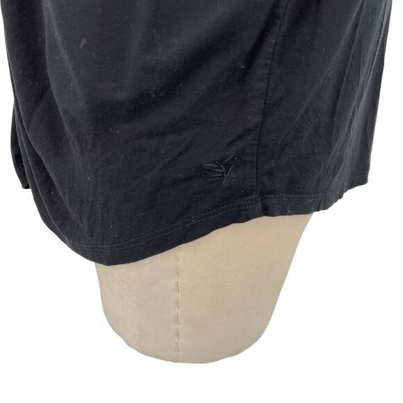 Cozy Earth Stretch-Knit Short Sleeve Pajama Top Black Size Small - Picture 6 of 10